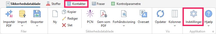 Indstillinger