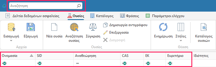 Αναζήτηση ουσίας