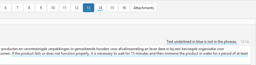 Untranslated blue text