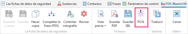 Botón PCN