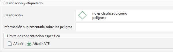 Clasificación y etiquetado