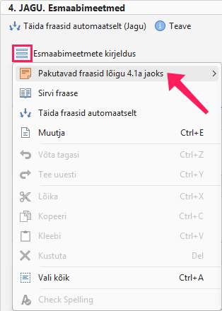 Pakutavad fraasid