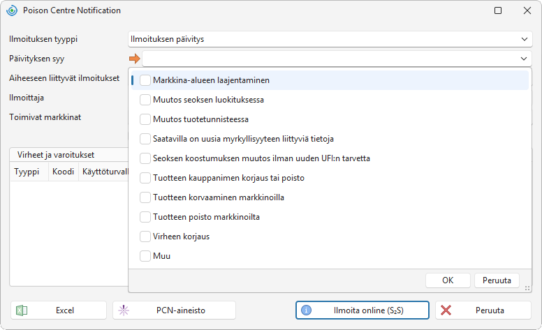 Päivityksen syyt