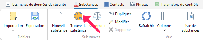 Recherche d’une substance dans l’ECHA