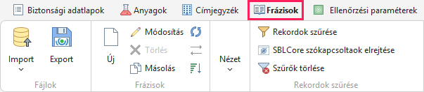 Frázisok fül