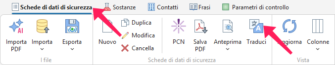 Traduzione SDS