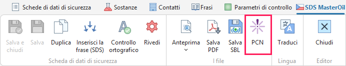 Pulsante PCN