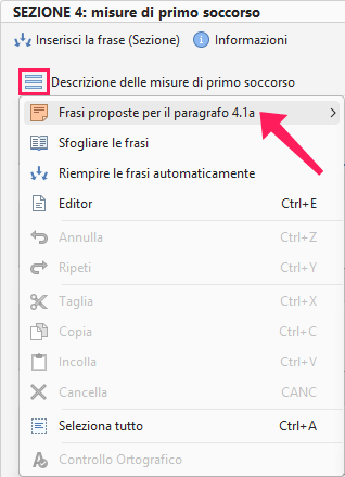 Frasi suggerite