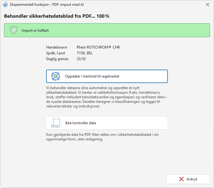 Valg av databehandling