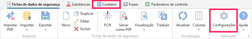 Opções