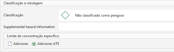 Classificação e rotulagem