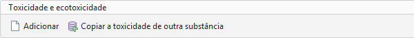 Toxicidade e ecotoxicidade