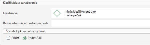 Klasifikácia a označovanie