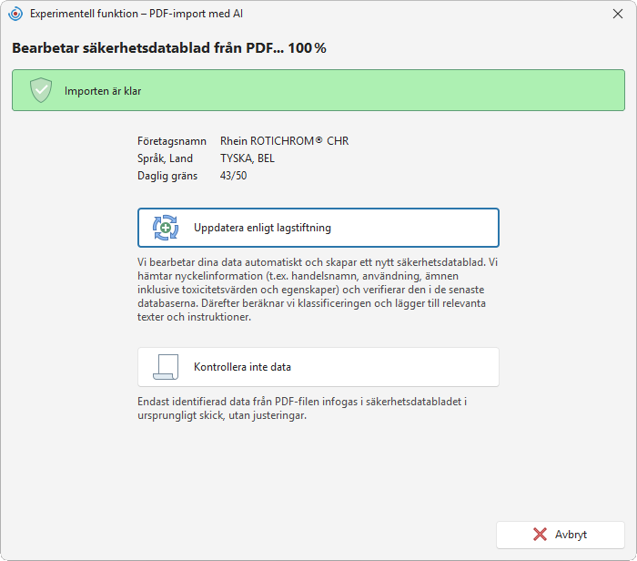 Val av databearbetning