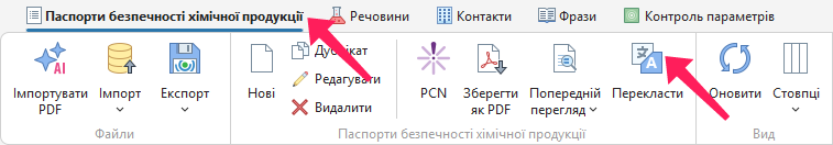 Переклад SDS